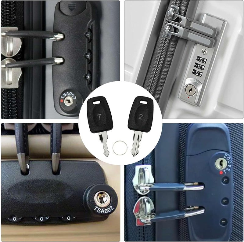 gradora Luggage Keys 002 007 Replacement for Bag Suitcase Luggage Lock - Image 4